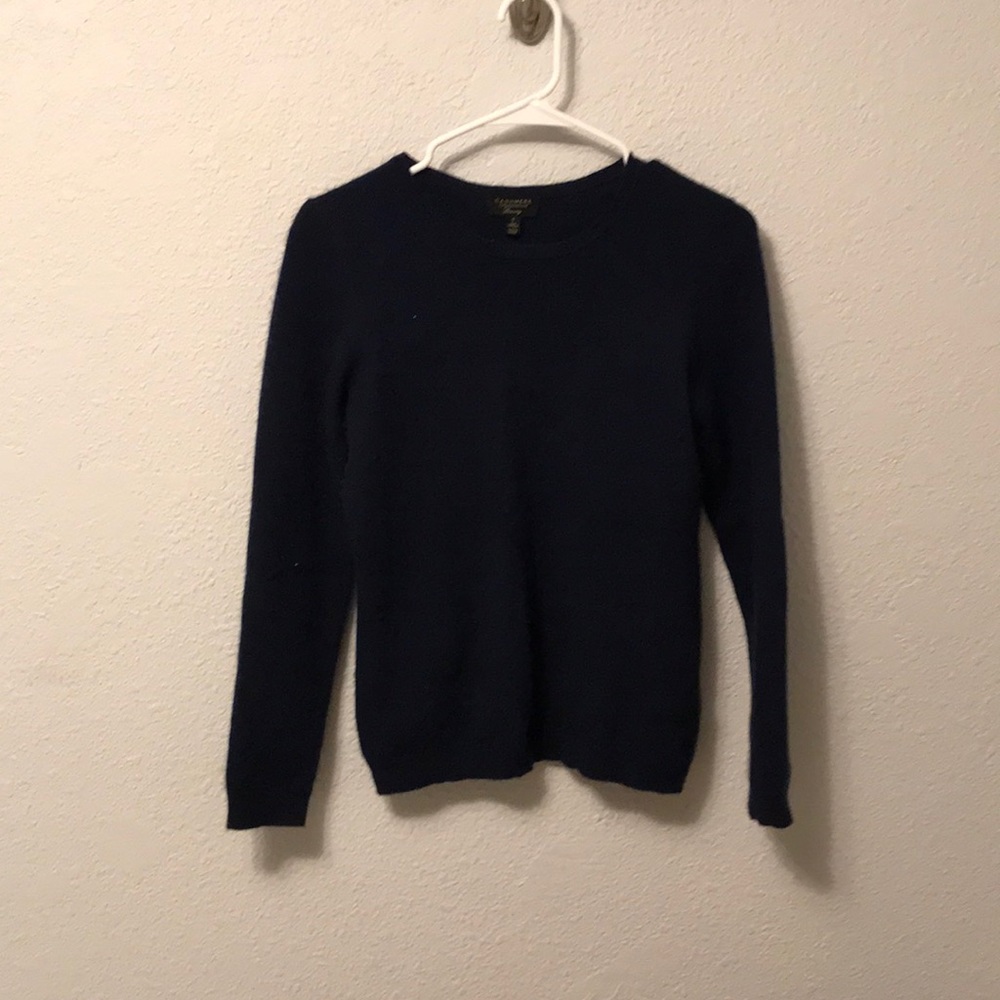 Dark Blue Cashmere Sweater